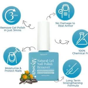Furzero™ Alyssa Natural Gel Nail Polish Remover