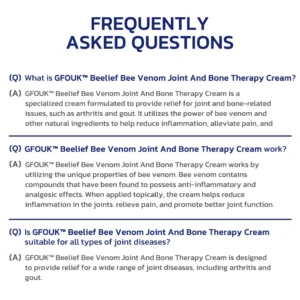 GFOUK™ Beelief Bee Venom Joint And Bone Therapy Cream