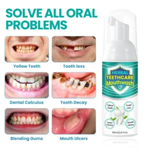 HERBALCARE™ Probiotics Bright Whitening Teeth Mousse