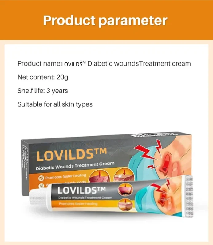 LOVILDS™Diabetic Wound Treatment Cream