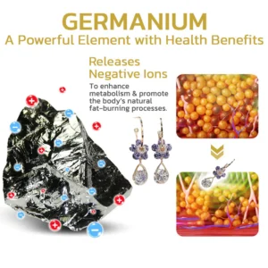 Oneswear™ Crystal Flower Germanium Earrings - Lymphatic Drainage