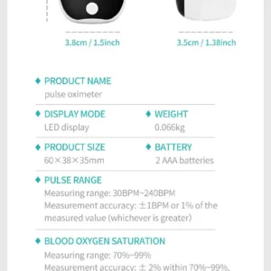 Oveallgo High-precision non-invasive blood Oxygen meter