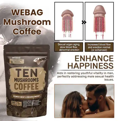 WEBAG™ Power Men’s Enhancement Mushroom Coffee