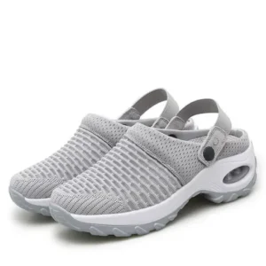 Women’s Orthopedic Clogs With Air Cushion Support to Reduce Back and Knee Pressure