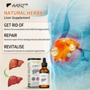 AAFQ® Natural Herbal Liver Supplement – Powerful Liver Support – Detox & Repair – Herbal Supplements