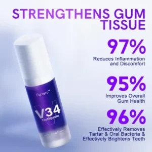 Furzero™ V34 Purple Teeth Whitening Toothpaste