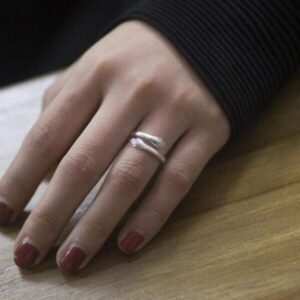Silver Hug Ring