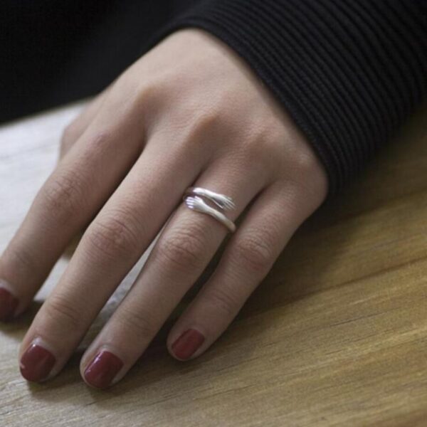 Silver Hug Ring