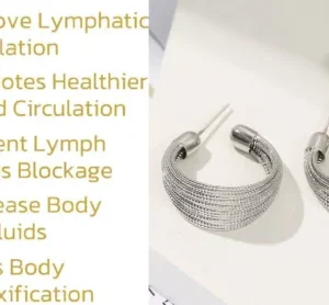 DIYSTAR Lymph Therapy Tassel Earrings