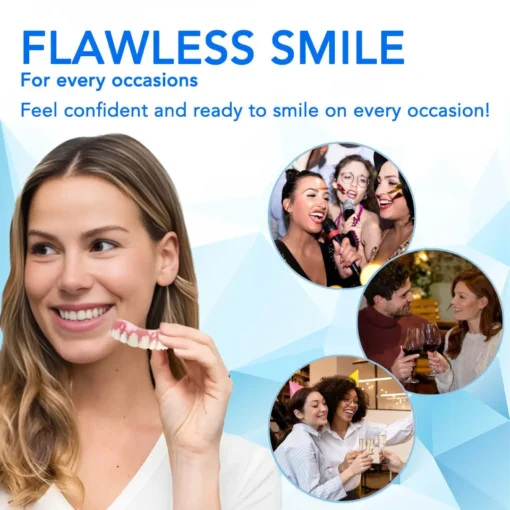 Fivfivgo™ Smart Fit Silikon Reline Prothesenset