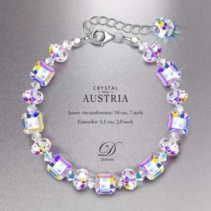 DIYSTAR™ handmade Northern Lights Crystals bracelet 𝑳𝒚𝒎𝒑𝒉𝒂𝒕𝒊𝒄 𝑴𝒂𝒈𝒏𝒆𝒕𝒊𝒄 𝑻𝒉𝒆𝒓𝒂𝒑𝒚