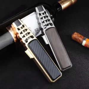 Halloween Big Sale Windproof Straight Torch Blue Flame Lighter