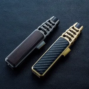 Halloween Big Sale Windproof Straight Torch Blue Flame Lighter