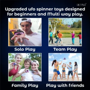 RICPIND Flying Interactive UFO Spinner
