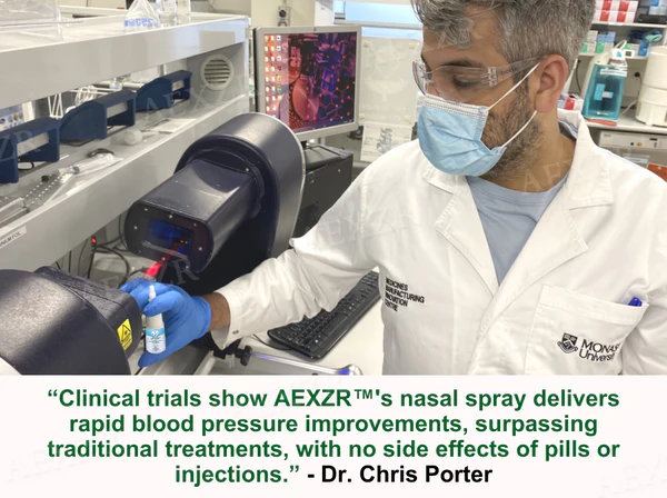 AEXZR™ Hypertension Control Nasal Spray