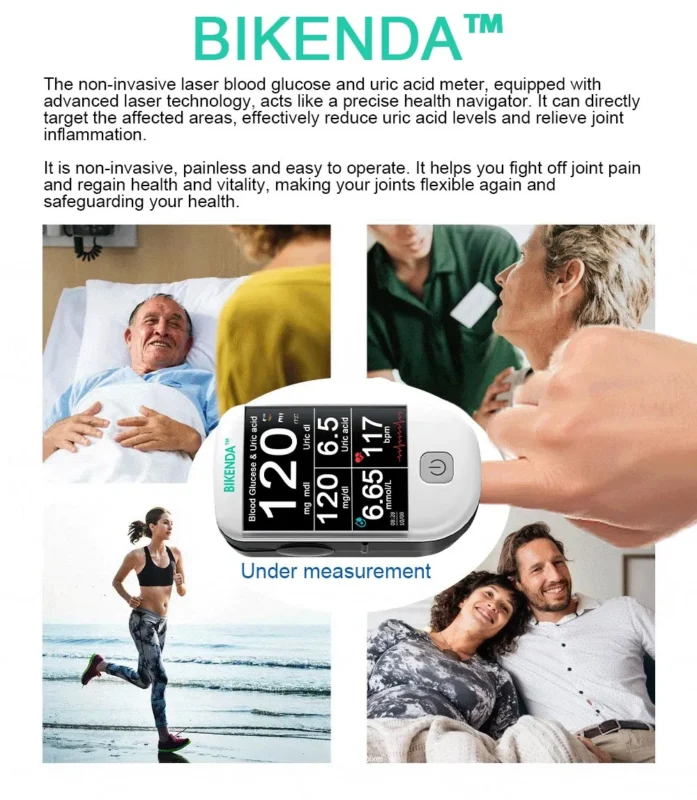 Bikenda™ Smart Multi-functional Non-invasive Laser Targeted Therapy: High Uric Acid Arthritis and Blood Sugar Detection Device