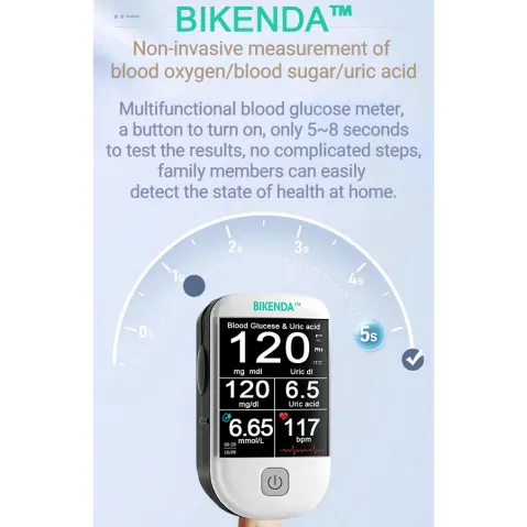 Bikenda™ Smart Multi-functional Non-invasive Laser Targeted Therapy: High Uric Acid Arthritis and Blood Sugar Detection Device