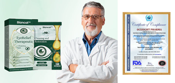 EyeRelief Therapeutic Cleansing Wipes
