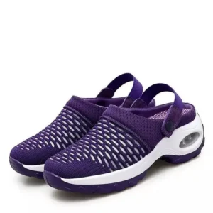 Orthopedic Clogs With Air Cushion Support to Reduce Back and Knee Pressure