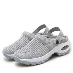 Orthopedic Clogs With Air Cushion Support to Reduce Back and Knee Pressure