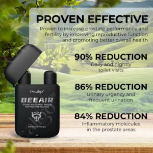 Oveallgo™ PRO BeeAir Double Holes Nasal Inhaler for prostate Wellness