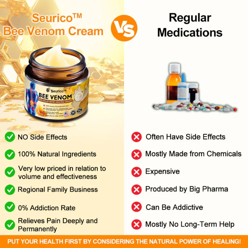 Seurico™ Bee Venom Joint and Bone Arthritis Therapy Cream
