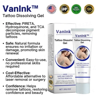 VanInk™ Tattoo Dissolving Gel