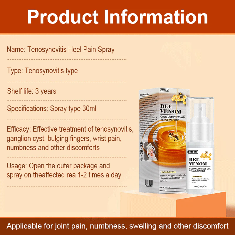 CQGCQGQ™ Tenosynovitis Heel Pain Spray