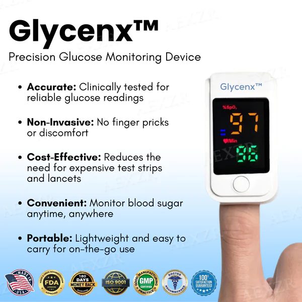 Winter Sale Glycenx™ Precision Glucose Monitoring Device