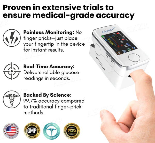 Winter Sale Glycenx™ Precision Glucose Monitoring Device