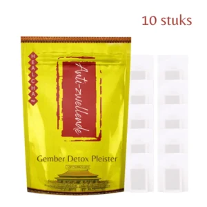 HealCha™ Anti-Zwelling Gember Detox Pleister
