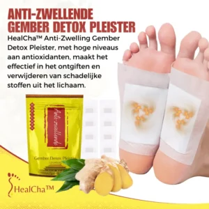 HealCha™ Anti-Zwelling Gember Detox Pleister