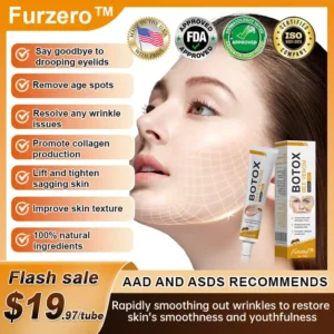 🎉NEW YEAR SALE🎉- 𝕤𝕒𝕧𝕖 𝕦𝕡 𝕥𝕠 -𝟟𝟘% 🅾🅵🅵 Furzero™ Botox Bee Venom Wrinkle Removal Cream
