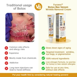 🎉NEW YEAR SALE🎉- 𝕤𝕒𝕧𝕖 𝕦𝕡 𝕥𝕠 -𝟟𝟘% 🅾🅵🅵 Furzero™ Botox Bee Venom Wrinkle Removal Cream