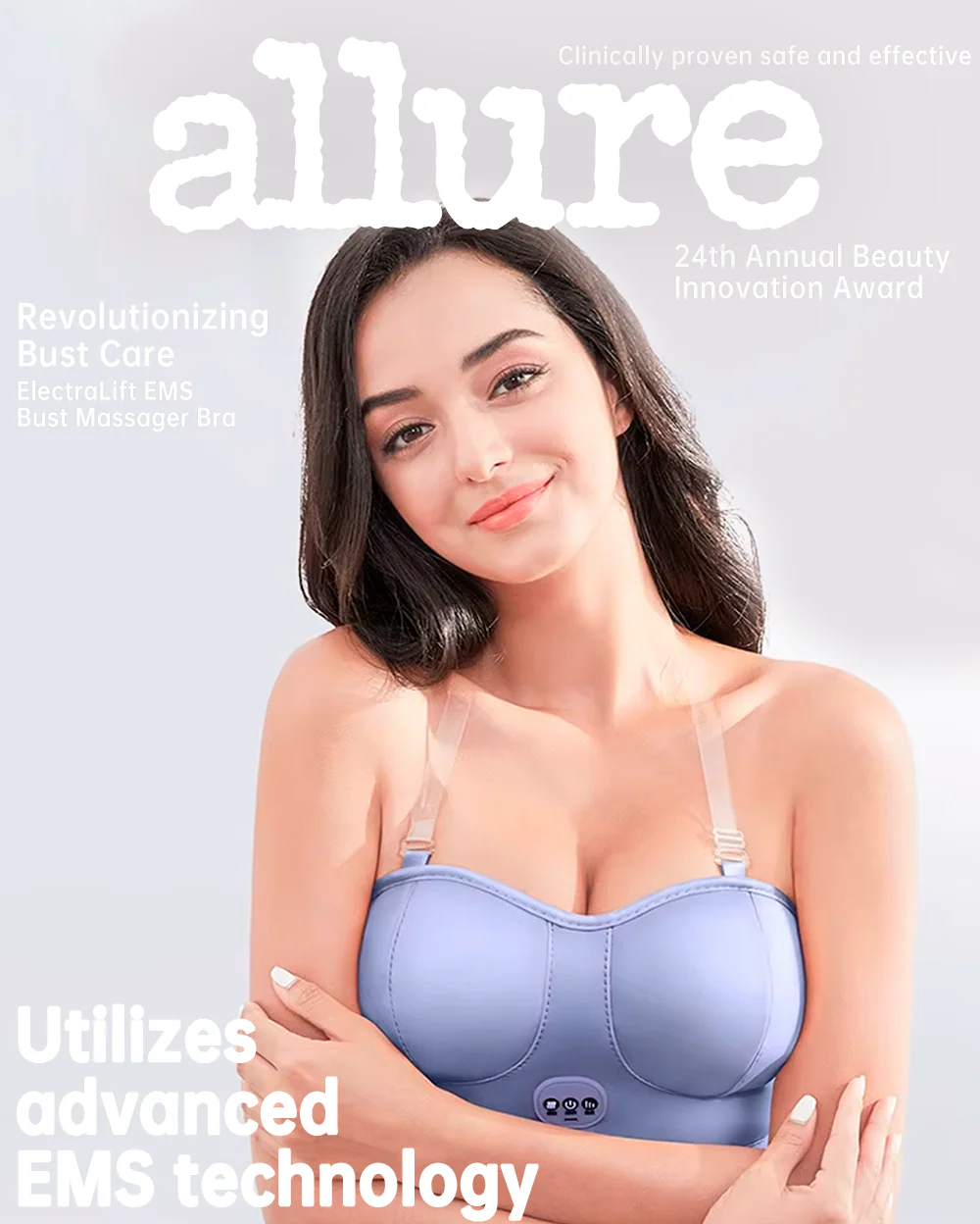 Nurbini™ ElectraLift EMS Bust Massager Bra