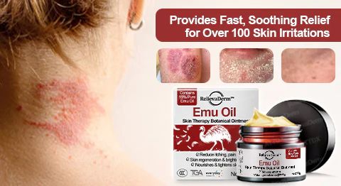 RelievaDerm™ Emu Oil Skin Therapy Botanical Ointment