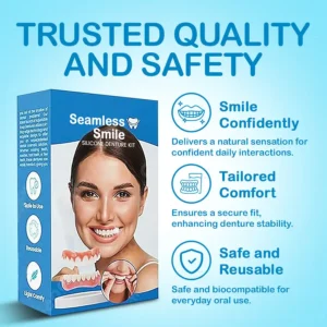 Seamless Smile Silicone Denture Kit