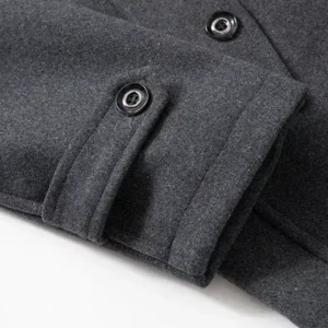 Windproof Wool Two-piece Coat