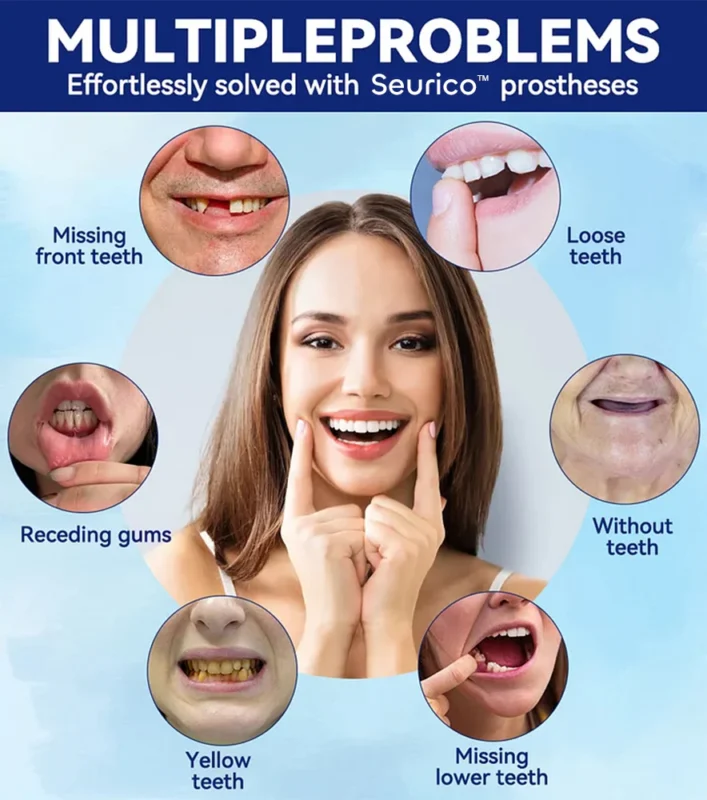 Winter Sale Seurico™ Premium Custom Silicone Denture Set Dual