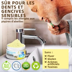 𝐎𝐲𝐢𝐤𝐞𝐲™ Focussmile Poudre de Thérapie Gingivale au Venin d'Abeille