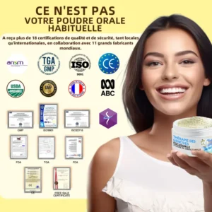 𝐎𝐲𝐢𝐤𝐞𝐲™ Focussmile Poudre de Thérapie Gingivale au Venin d'Abeille