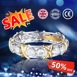 CZTICLE™ Magnetic Moissanite Diamond Ring