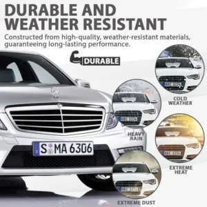 ConcealDrive™ Stealth Guard Car Number Plate Sticker