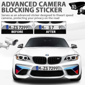 ConcealDrive™ Stealth Guard Car Number Plate Sticker