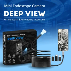 Deep View Mini Endoscope Camera for Industrial & Automotive Inspection
