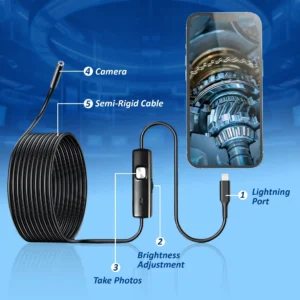 Deep View Mini Endoscope Camera for Industrial & Automotive Inspection