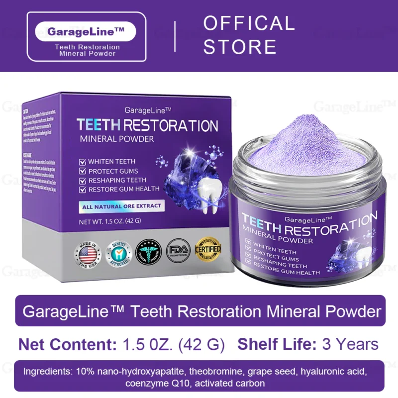 GarageLine™ TeethRestoration Mineral Powder (ADA recommended)