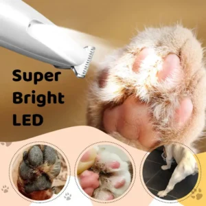 Limited-time offer today only! 💥⏳Waterproof Rechargeable Pet Shaver with LED Light