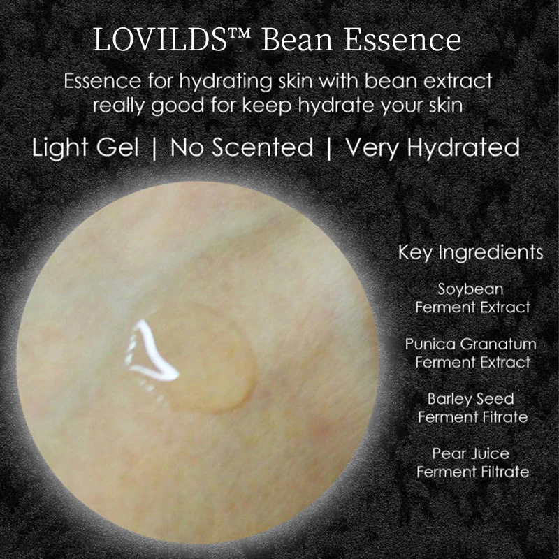 Lovilds™ Fermented Soy Exfoliating Antioxidant Hydrating Elasticity Essence