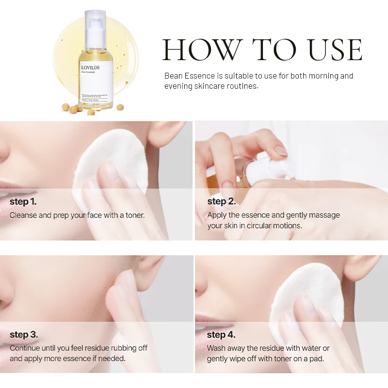 Lovilds™ Fermented Soy Exfoliating Antioxidant Hydrating Elasticity Essence